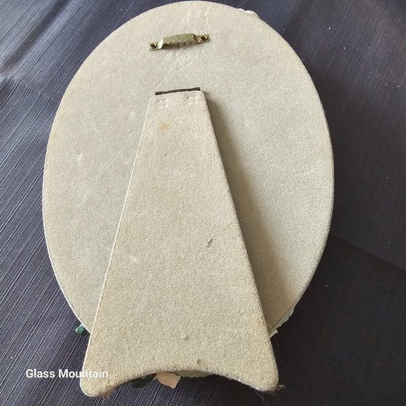 SOLD - Innovation Royal Serenity Vintage Swan and Floral Coasters & Mirror - Picture 13 of 16